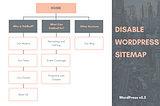 How to Disable WordPress default Sitemap in v5.5 version