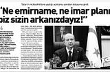 SİZ YANLIŞ ANLADINIZ. YASTAYIZ, UYUMUYORUZ.