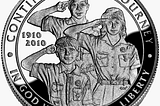 Boy Scouts commemorative coin, 1910–2010