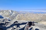 Bahrhorn view 3600m in Switzerland