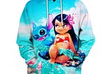 Cute Lilo Stitch 3D Hoodie For Men Women