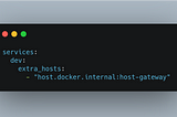 Reaching host’s localhost from inside a vscode devcontainer