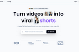 This AI Tool Turns YouTube Videos Into Viral High-Converting Shorts