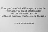Anger in the extreme