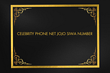 celebrity phone net jojo siwa number