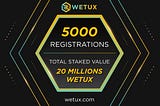 Wetux : 5000 registrations