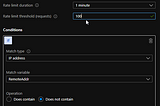 Implement IP based rate limiting in Azure Front Door