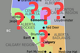 The Most Dangerous Places in Alberta in May 2022