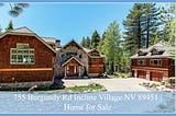 755 Burgundy Rd Incline Village NV 89451 | Home for Sale