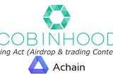 Cobinhood Listing Act ( Check thier Airdrop & Trading Contest )