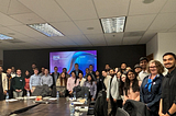 Students from the UW Foster Full-time MBA class of 2026 at a Nordstrom company visit