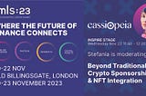 Cassiopeia Services will be at FMLS:23