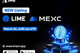 LIME is listed on MEXC