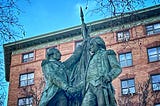 From Paris to Harlem, Bartholdi’s Washington and Lafayette statue