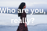 Who are you, created by author with canva.com