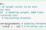 Gradient Descent Implementation in Python