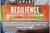 Resilience (the movie) and The Glasgow Effect: some initial thoughts