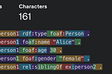 Tokenized representation of Alice’s facts