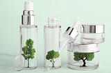 Glass Bottles or Plastic for Sustainable Skincare Packaging?