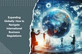 Global business expansion strategy with international regulations compliance