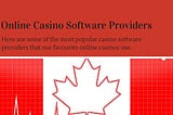 Online Casino Software