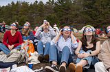 Hamilton community watches the solar eclipse