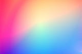Image of a rainbow-coloured digital gradient pattern
