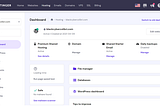 Hostinger hPanel and features within