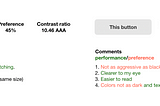 Preference testing: Sometimes preference is also about performance