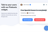 How to bring users back to your website using audio podcasts.