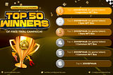 Congratulations to 50 champions in top 50 PYRAMID WALKERS LEADERBOARD!