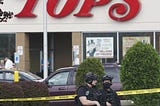 In a racist supermarket massacre in Buffalo, a youngster is accused of killing ten people.