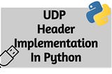 UDP protocol with a header implementation in python