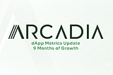 Arcadia dApp Metrics Update: 9 Months of Growth