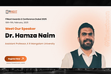 Dr. Hamza Naim to Speak on Corporate Governance Index at FiNext Conference