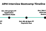 Announcing the APM Interview Bootcamp! 🚀