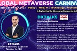 DxTalks,Rudy Shoushany joins Global Metaverse 2022 as a featured speaker!