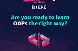 Learn OOPS in the right way