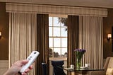 Motorized Somfy Curtains In Dubai