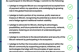 The Bitcoin Pledge