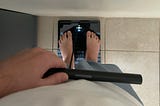Withings Body Scan scale used during testing.