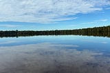 Serene Lake Sandoval, early AM