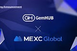 GHUB(GemHUB) Token Listing on MEXC Global