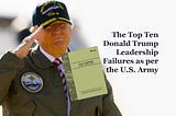 Top Ten Commander-in-Chief Trump Failures