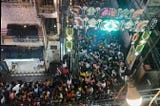 Was hardly prepared for the nightmare awaiting me last (Saptami) evening.