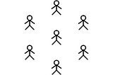 The basic concept of “Six Degress of Separation” illustrated.