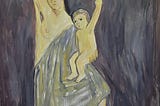Kateryna Lysovenko, Untitled, 2022. Courtesy of the artist, approved while Lysovenko was being evacuated from Ukraine with her young children.