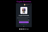 🚀🌈 Introducing Crypto Dummies ($DUMMY) 🌈🚀