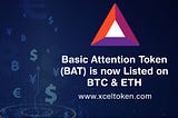 BasicAttentionToken (BAT) is now listed on BTC & ETH Market