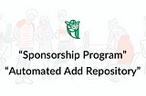 📣 IssueHunt Sponsorship Program and Automated Add Repository Feature